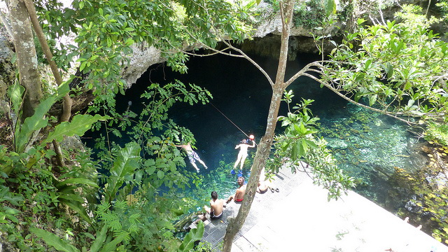 Gran Cenote bath