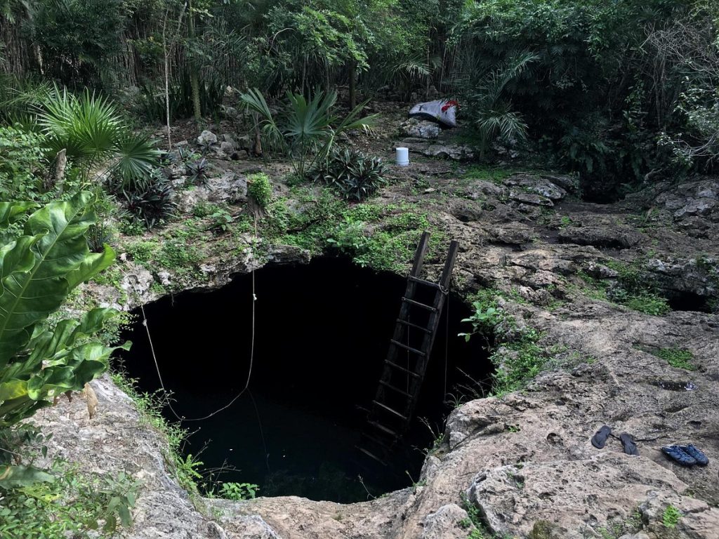 Cenote Calavera view